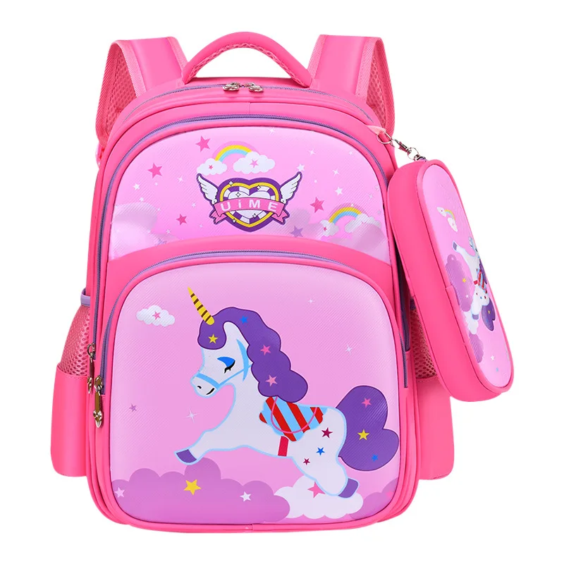 VE Wholesale Cute Cartoon School Bag High Quality Unicorn School Backpack Smochila conjuntos Backpacks For Children