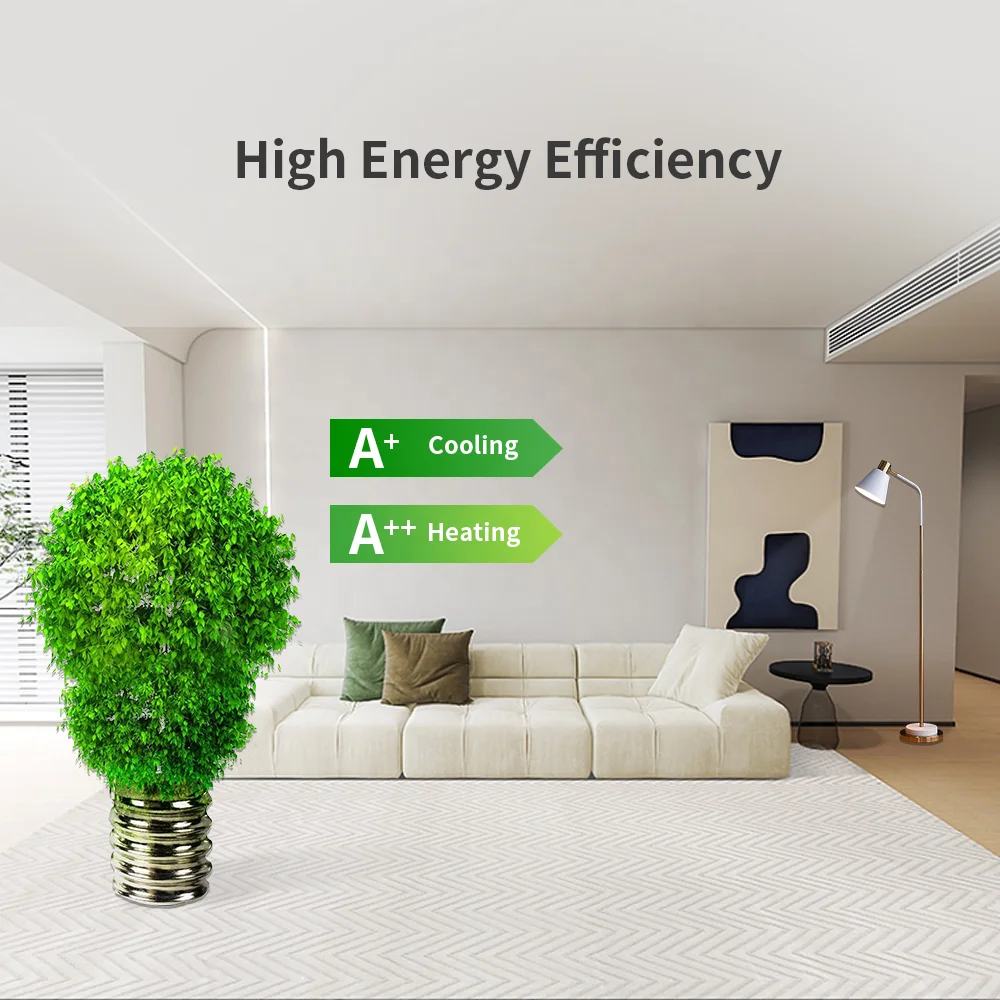 Кондиционеры скрытого типа R410a R32 12000Btu 18000Btu инверторный тепловой насос потолочный кондиционер Wifi