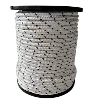 New burst multi color Nylon Dia mond Braided Rope braided rope 6mm  braided nylon rope crimps