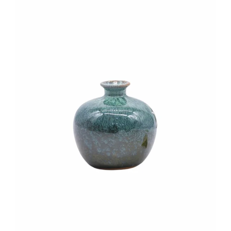 A large number of custom wholesale high quality cheap Bulk Flower Multicolor Ceramic Vase With Saucer