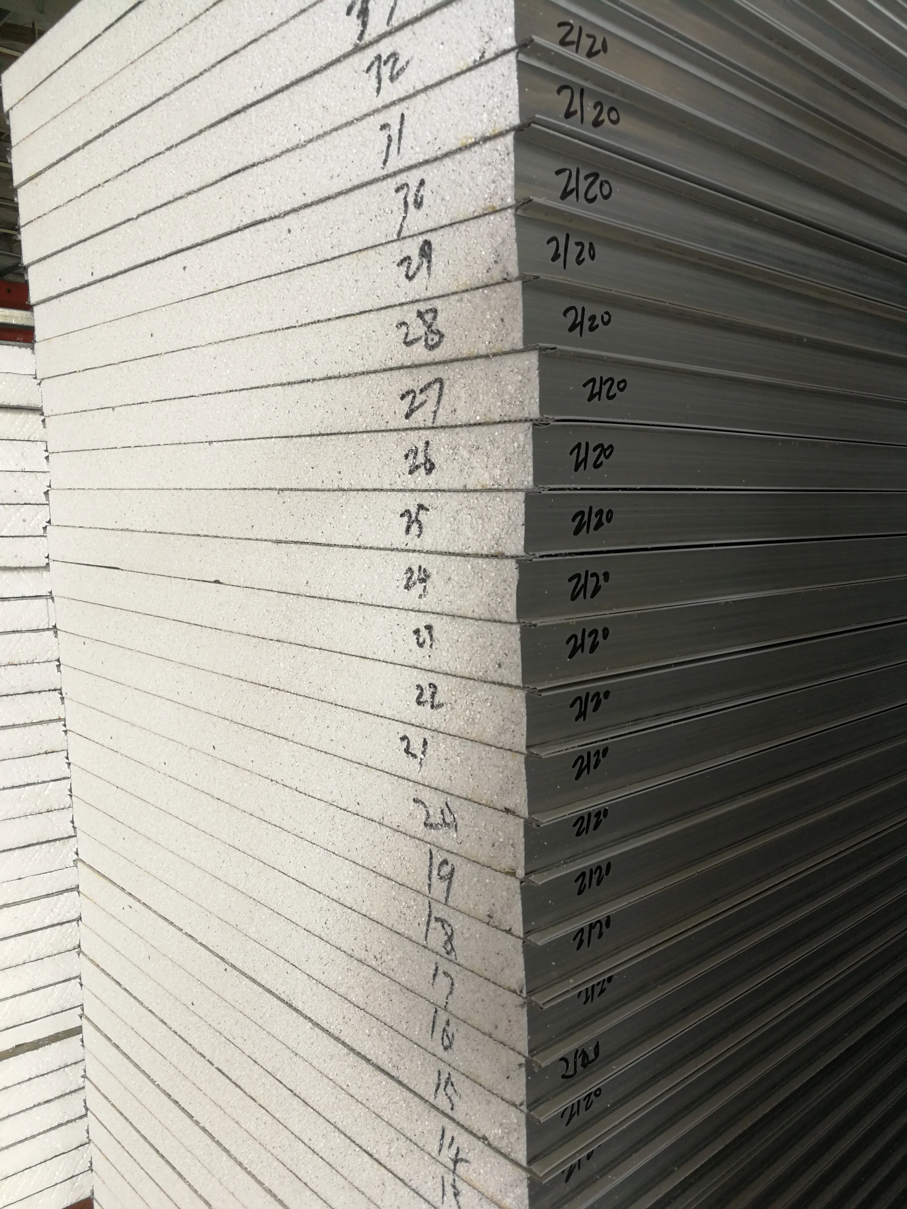 
Low Cost and High Density Prefabricated 50mm/75mm/100mm EPS sandwich panel partition board 