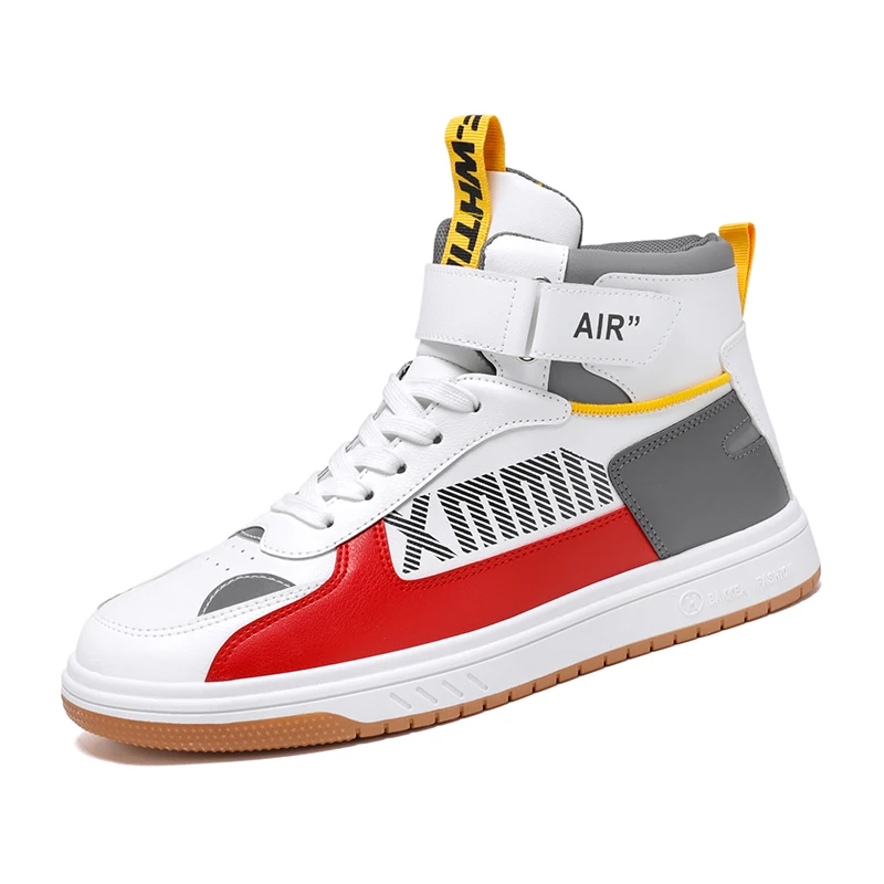 Autumn And Winter High Help Board Shoes Leisure Reflective Sports Shoes Street Tide Shoes