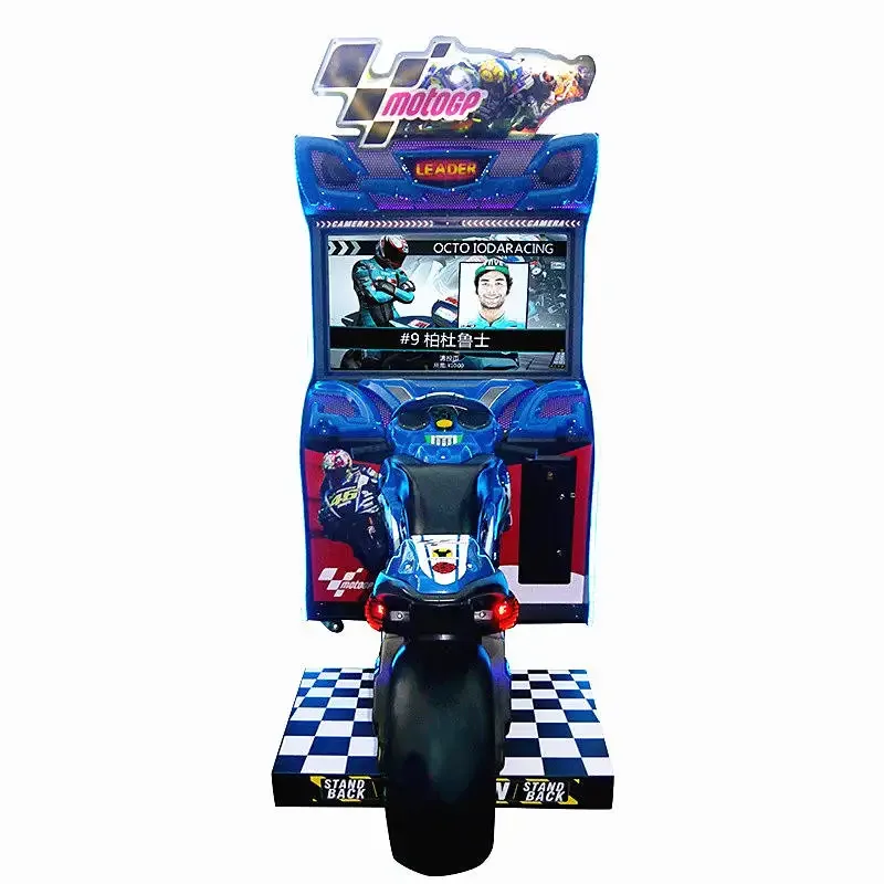 Зона развлечений с монетоприемным управлением Moto GP Super Bike 2-Player видео мотоцикл гоночный симулятор Аркадный Игровой Автомат