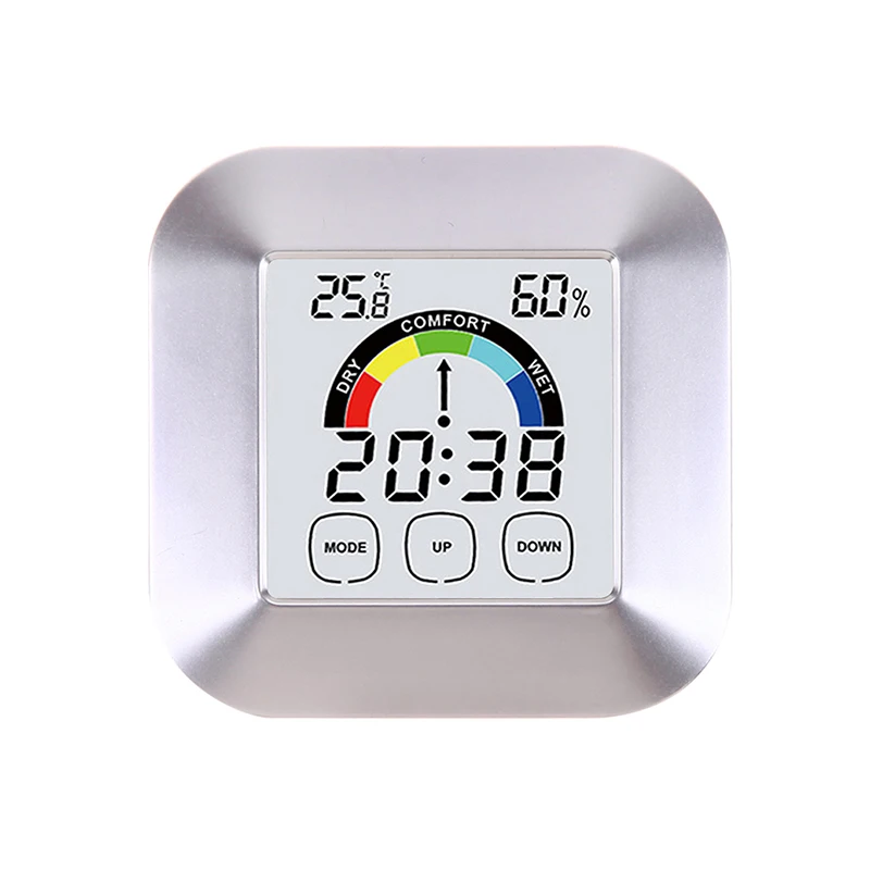 KH-TH024 Color Touch Screen Comfort Level Display Indoor Digital Clock Thermometer and Hygrometer