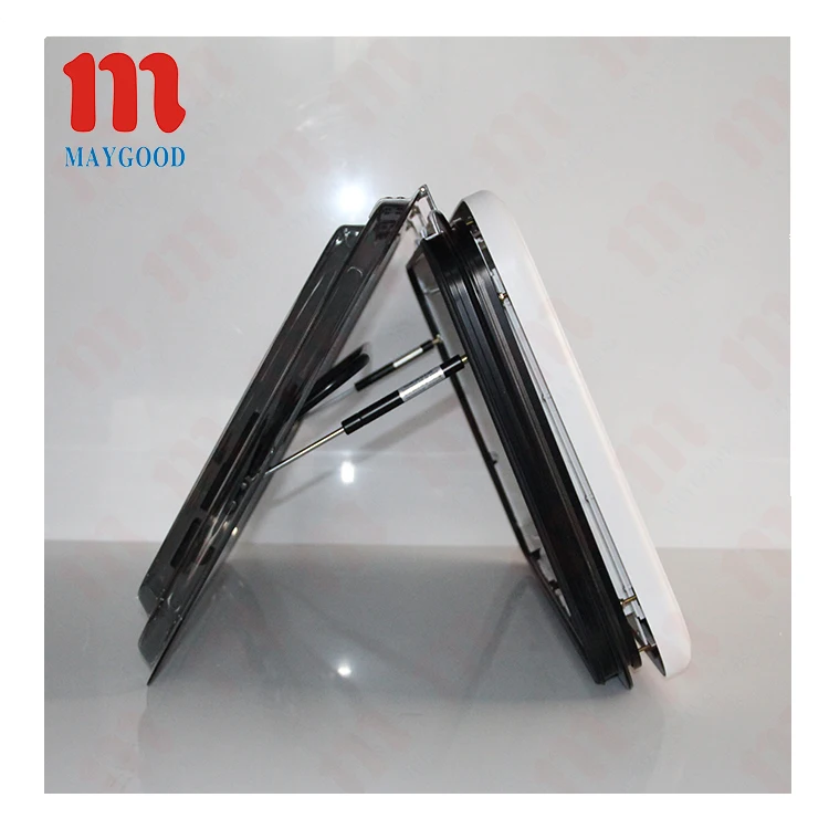 Professional Manufacturer Aluminum alloy material RV Skylight with LED lights 960*650mm RV skylight & rv trailer roof window