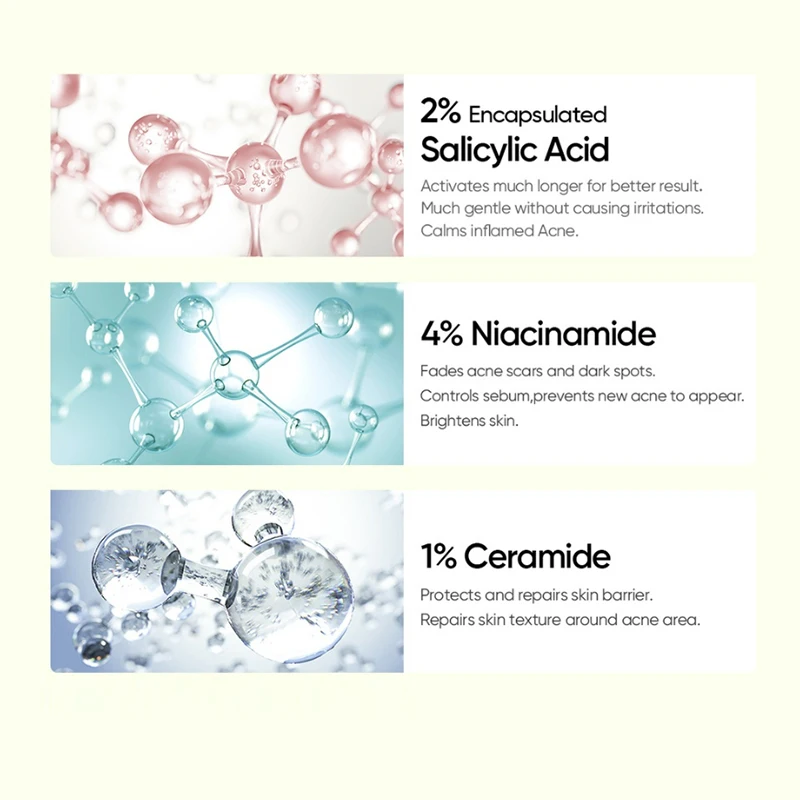 Wholesale organic Serum Microneedling  Anti Aging Face L Ascorbic Acid Hydrating Hyaluronic Acid Smoothing Salicylic Acid Serum