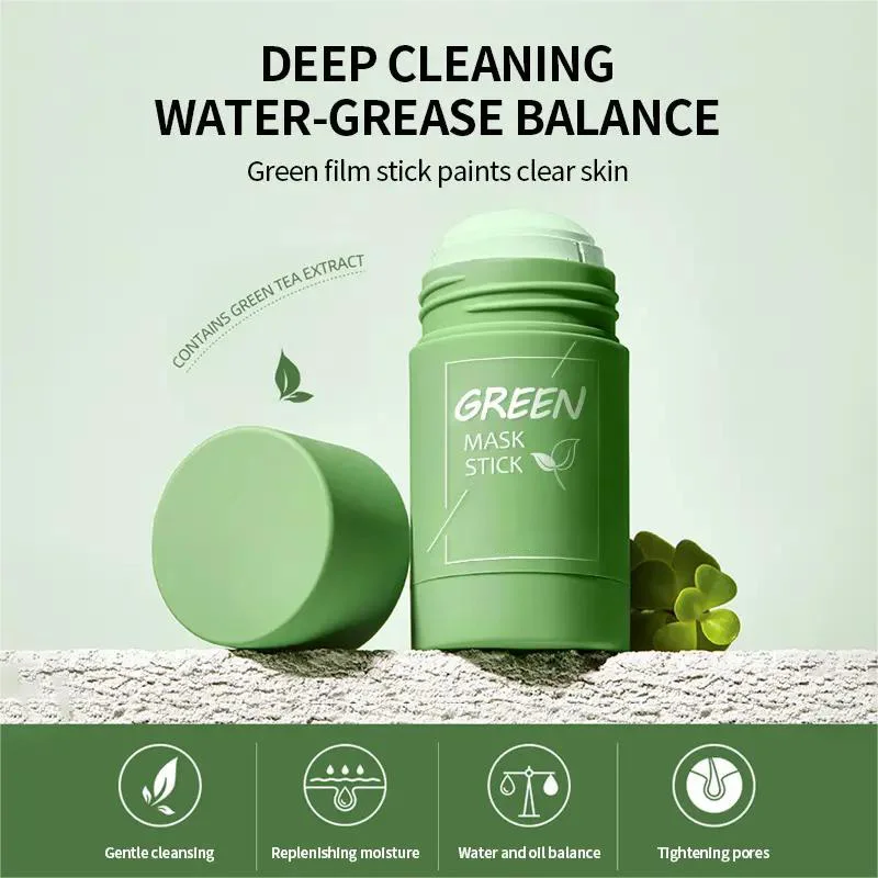 Own brand wholesale Organic cleaning custom carbonated foam Bentonite Green tea Korean clay mask