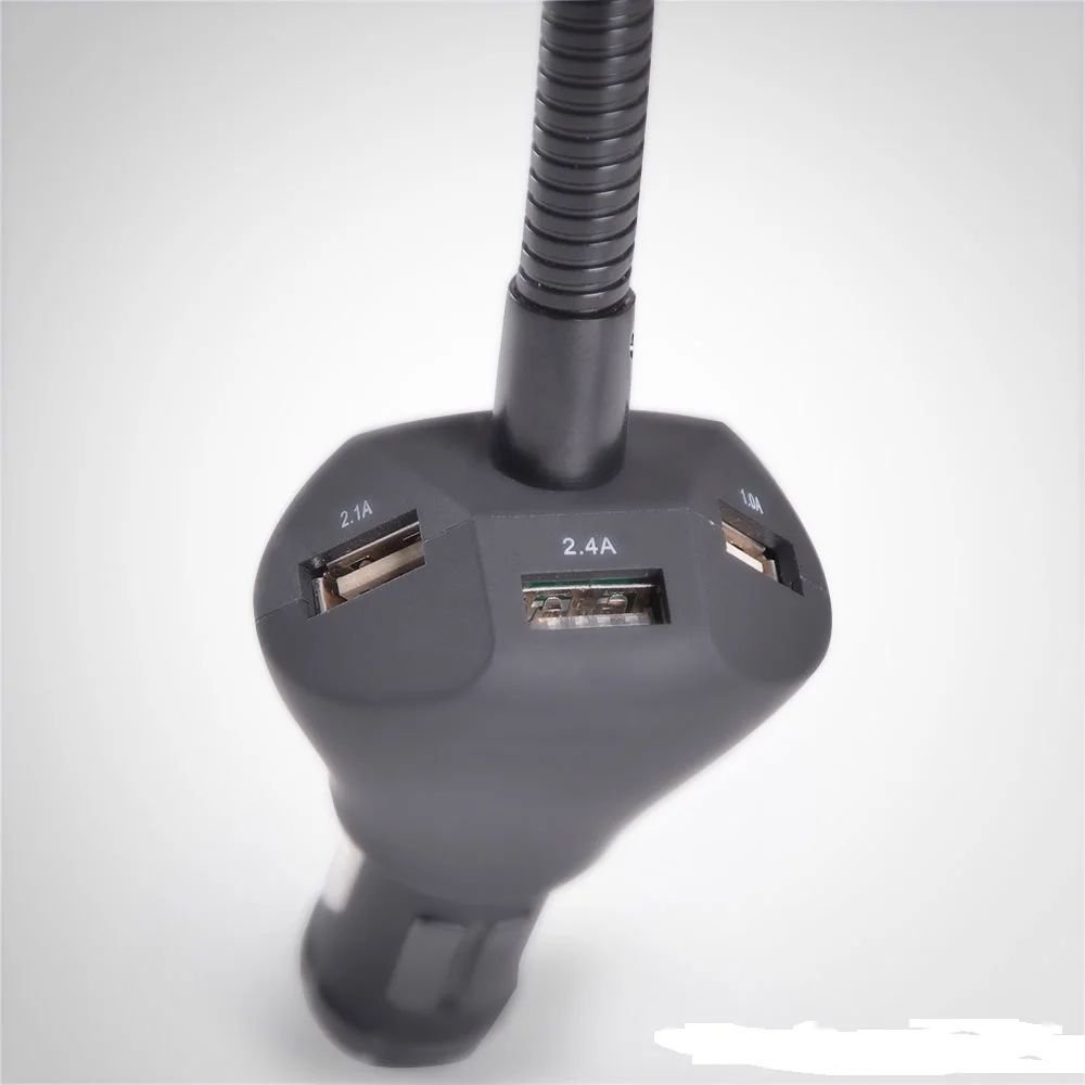 Hot-Selling 5.5A 3 USB Car Cigarette Lighter Phone Holder Cell Phone Mount