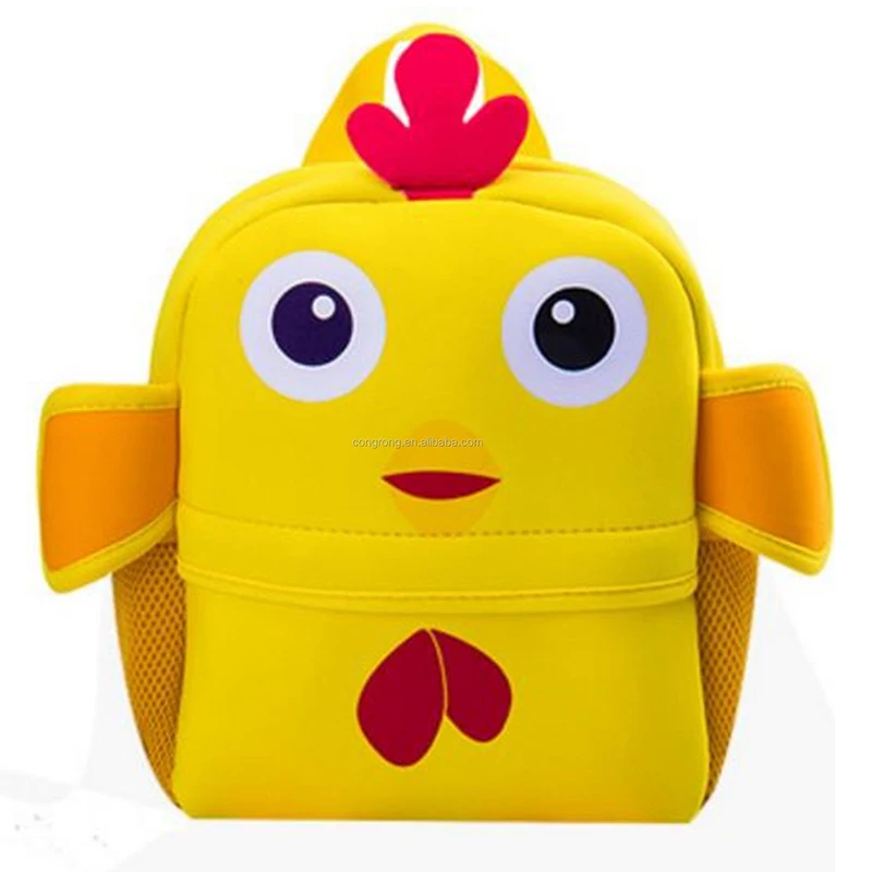 cute cartoon animal shape school bag for kindergarten pupil