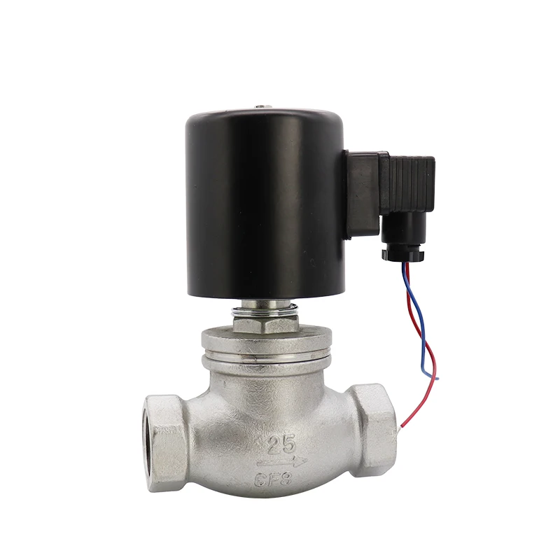 Stainless steel valve high temperature and high pressure steam solenoid valve ZQDF electronic control valve 220v24v