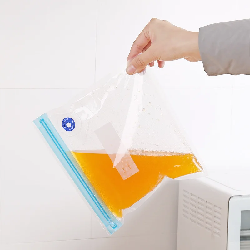 Hot Selling Reusable Food Grade Plastic Kitchen Sous Vide Bag Fruit Zipper Vacuum Storage Bags With Electric Air Pump