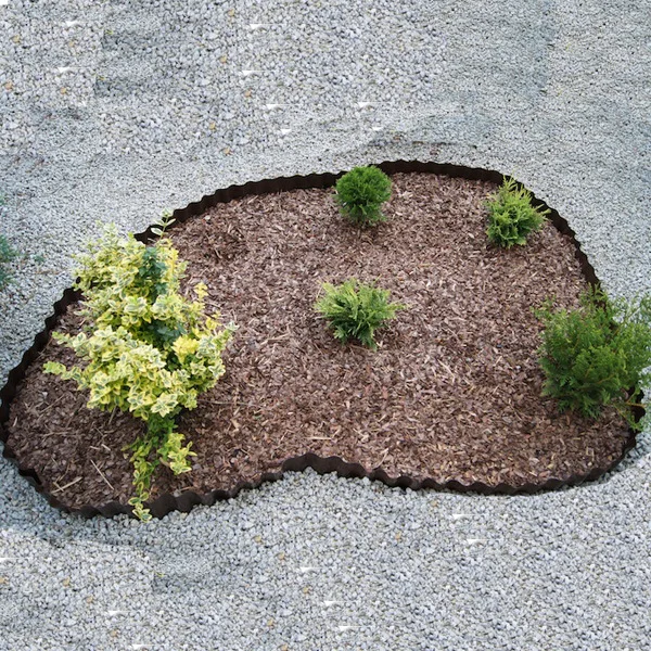 Factory Direct Sales Easily Assembled 10cm*3m Corrugated Garden Edging