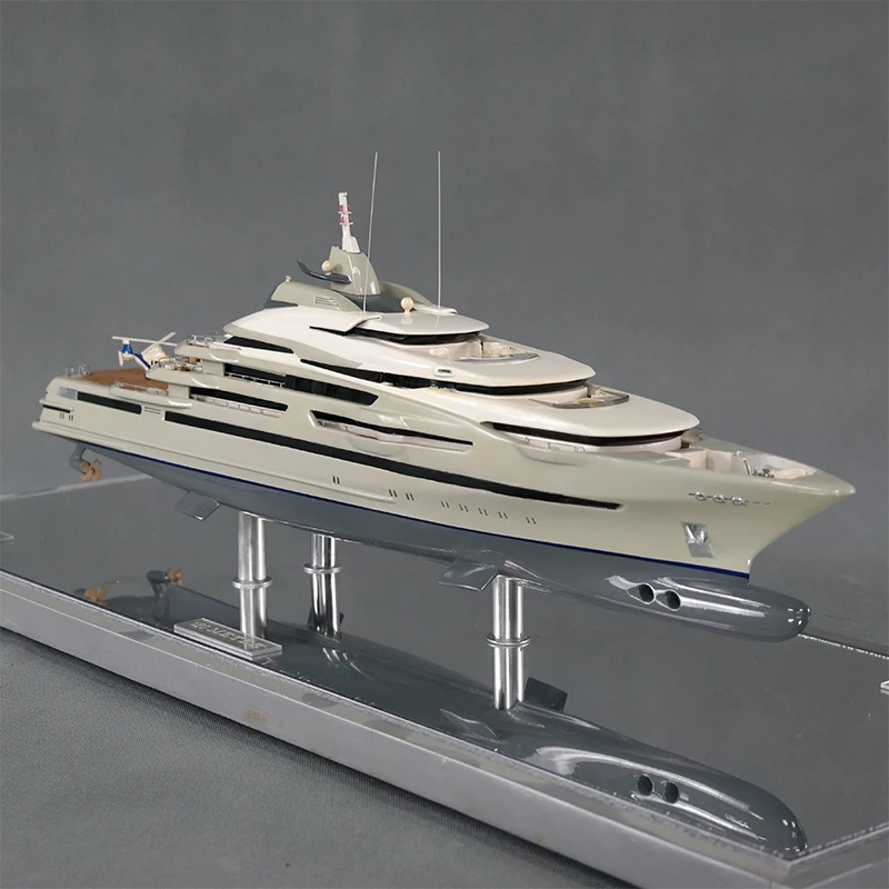 Handmade Plastic Crafts Featuring Sunseeker Princess Other Yacht Brands Gift Boating Customized 60cm Larson Yacht Ship Model