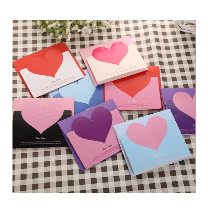 paper card  thank you card mother day greeting cards with envelopes