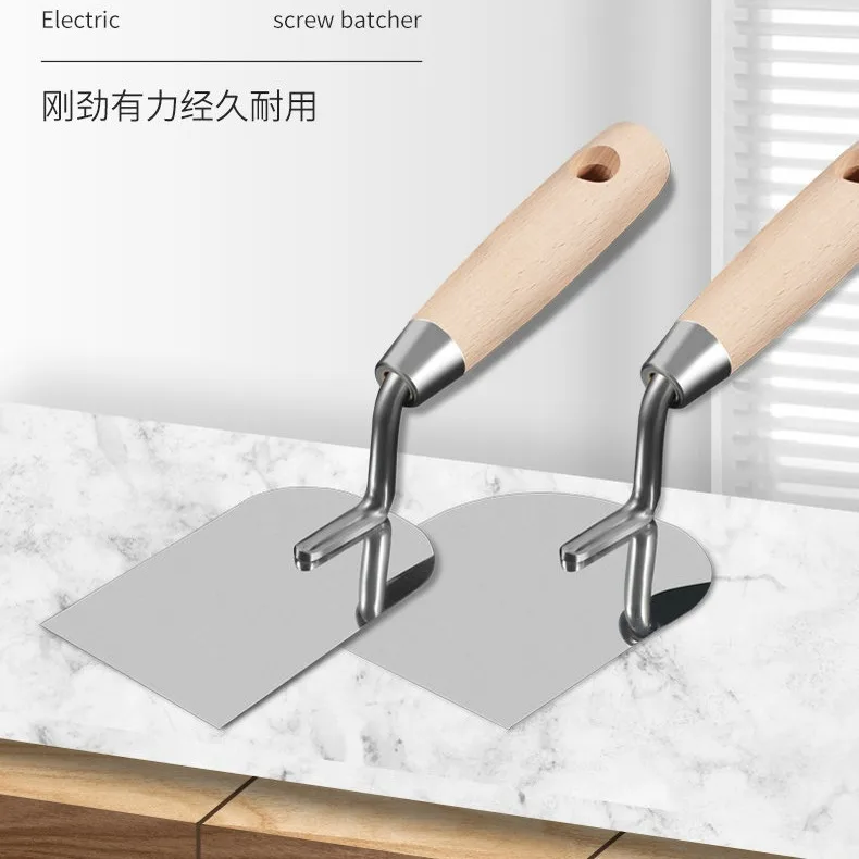 Professional Mirror Polishing Treatment Of The Plaster  Trowel With 6 cm 8 cm 12 cm Specifications