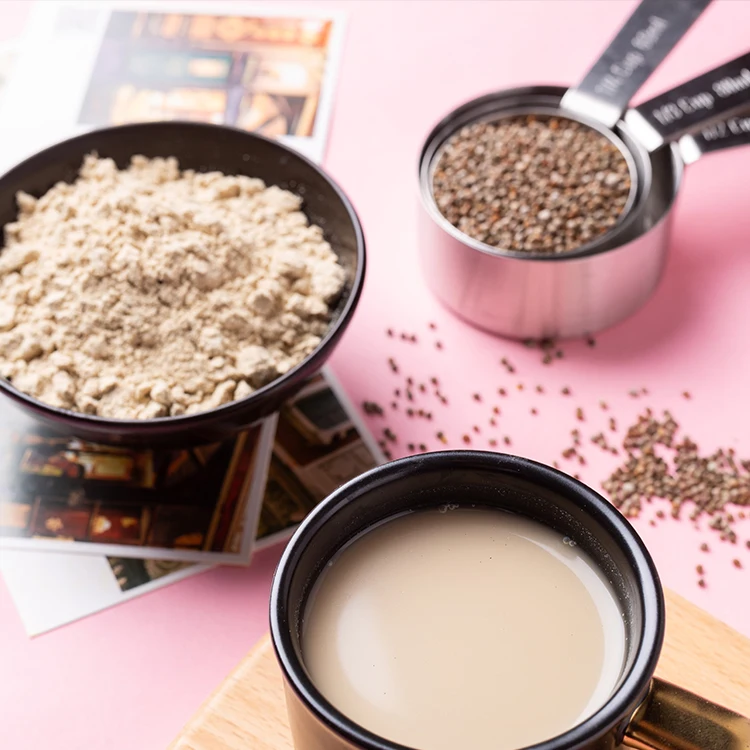 GMP Kosher Certified Chia Seed Protein Powder Hot Selling Plant Based Chia Seed Extract Protein Top Quality Pure Healthcare Supp