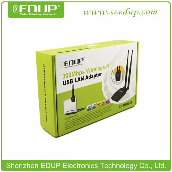 EP-MS1539 EDUP 300Mbps Ralink 5372 USB WIFI Adapter With 6dBi Antenna
