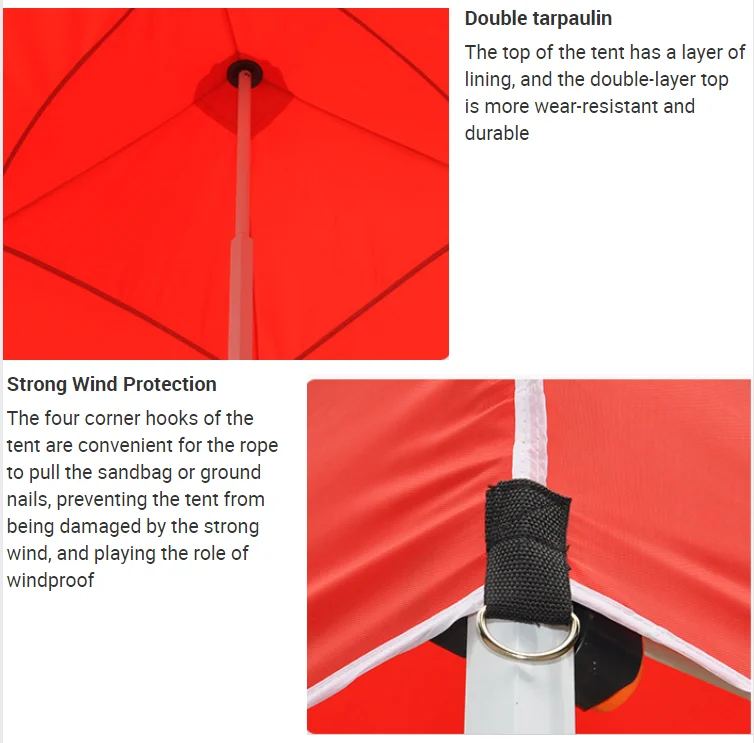 Напечатанная Фирменная Выдвижная Алюминиевая выдвижная палатка, индивидуальная реклама, уличная складная палатка