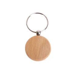 Wholesale Design Cheap Wood Printed Engraved Custom Logo Keychain