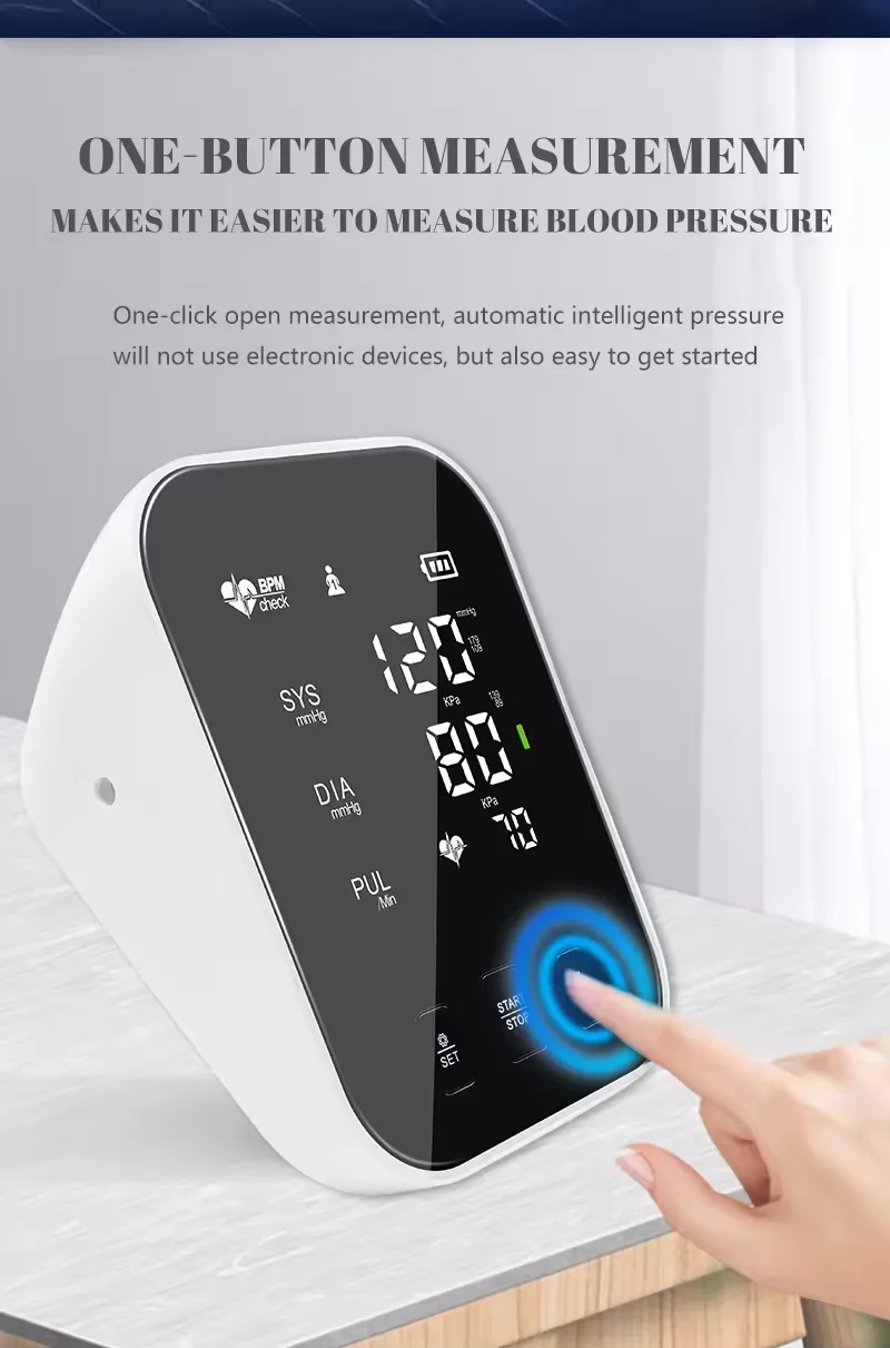 Electronic tensiometer digital BP monitor automatic Blood Pressure Monitor Machine