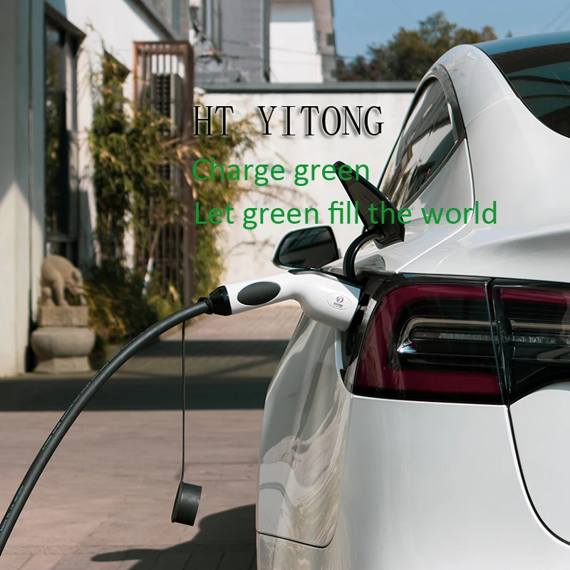 14 кВт (7 кВт * 2) AC EV Wallbox Charger сваи типа 2 OCPP1.6 электрические автомобильные зарядные станции сваи EV зарядка с RFID