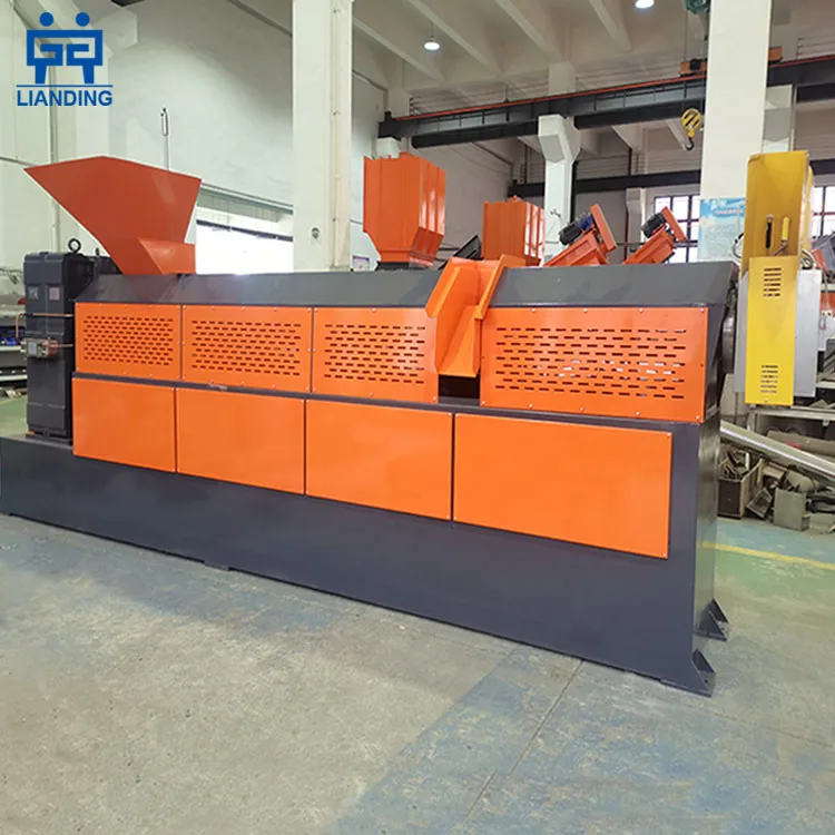 Plastic Bags Films Scraps PE HDPE PP Plastic Granules Making Machines Granulation Line Pelletizer