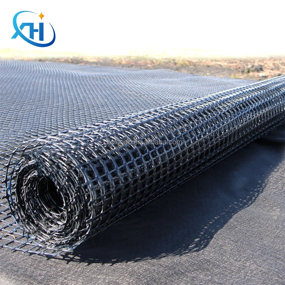 2020 3030 composite biaxial geogrid for slope protection and road subgrade erosion control reinforcement