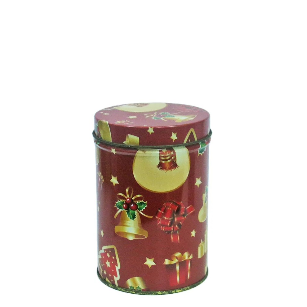 
High-end premium Santa Clause Christmas gift winter customized chocolate tin box 