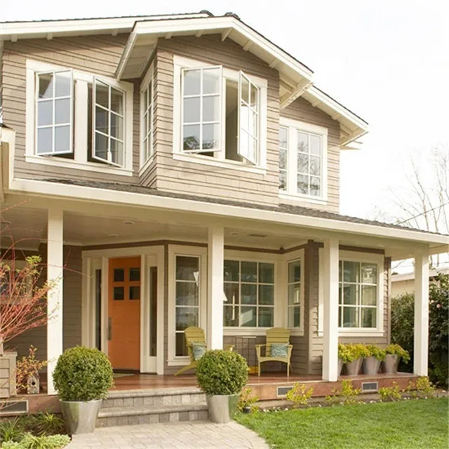 Waterproof UPVC/ PVC/ Plastic Patio Casement/ Swing Window For American