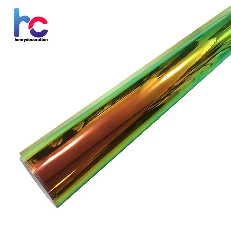 New Style Laser Rainbow Chrome Mirror Holographic Car Wrap Vinyl