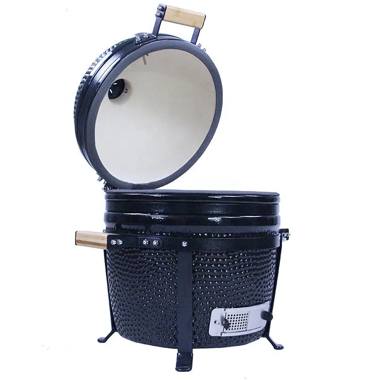 15 Inches Wholesale Price Japanese Porcelain Charcoal Barbecue Bbq Ceramic Green Egg Komado Grill