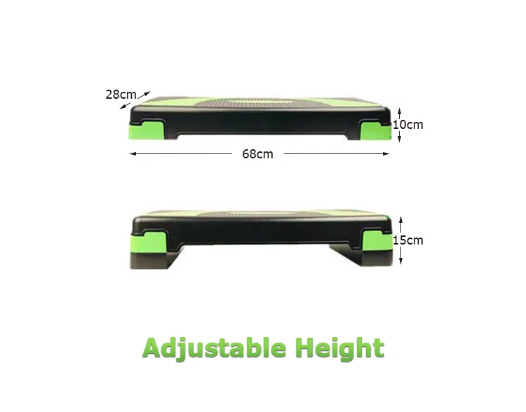 Cheap Non-slip Surface muscle customized high quality Plastic Aerobic Fitness Step