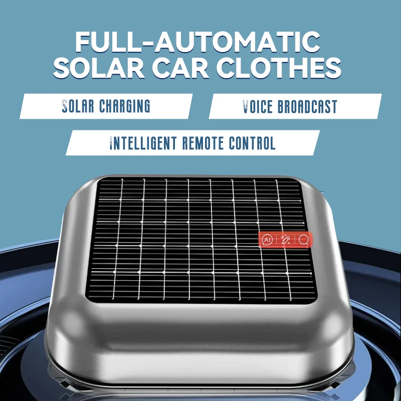 High Quality Full Body Waterproof And Anti-UV Automatic Car Cover With Remote Control