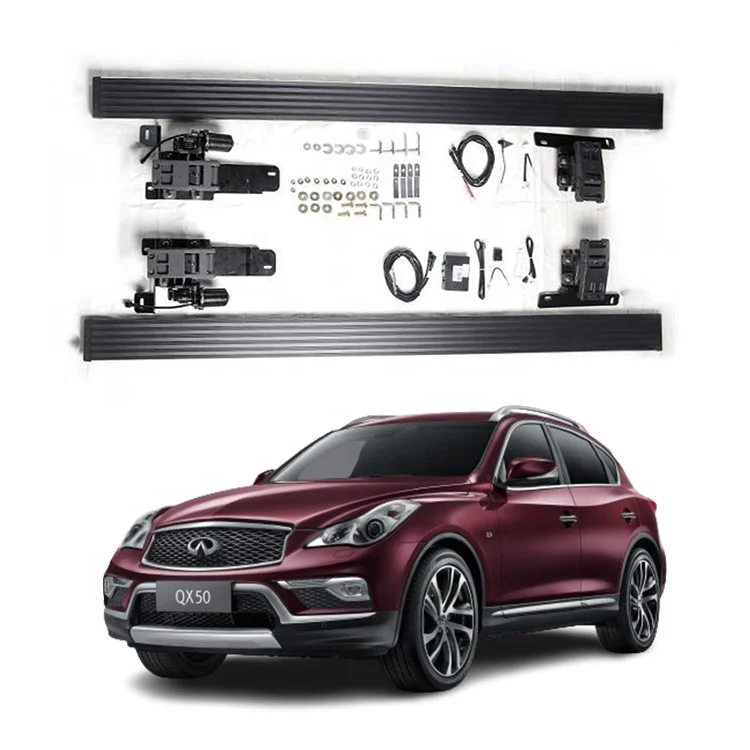 Lightweight Retractable Running Boards for SUV Infiniti QX50 Nissan Honda Kia VW Rustproof Pedal Side Walk Deployable Main Step