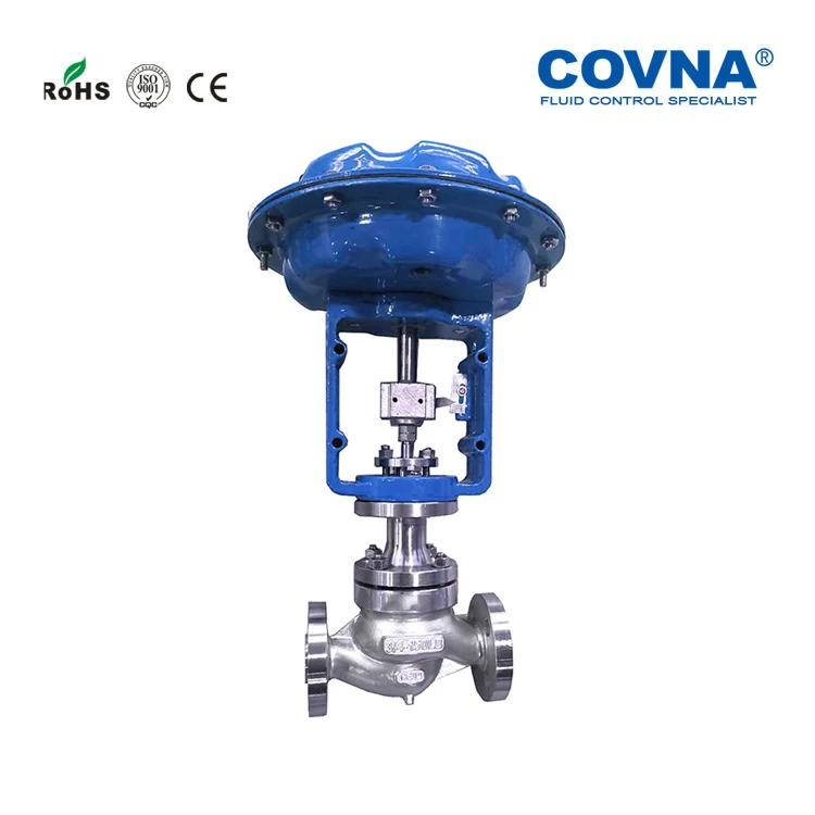 Covna  Control Valves Pneumatic Diaphragm Control Globe Valve DN20-DN300 Valve for Power Plant And Dairy Pasteurizer