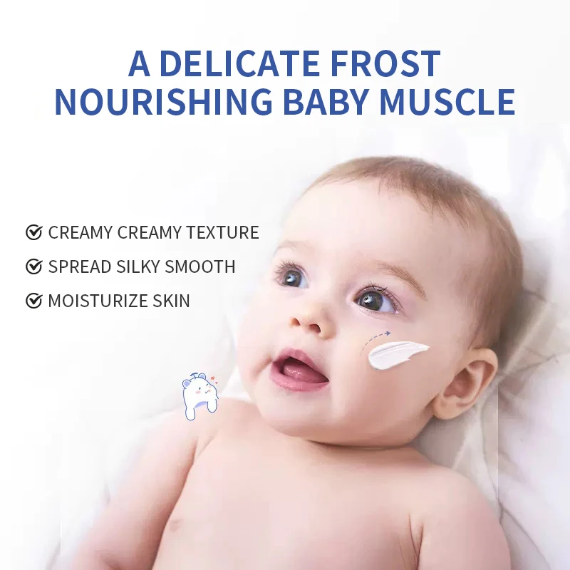 Baby Tea Seed Oil Plant Extract Formula Long Lasting Refreshing Deep Moisturizing Face Cream For Kids Children Baby