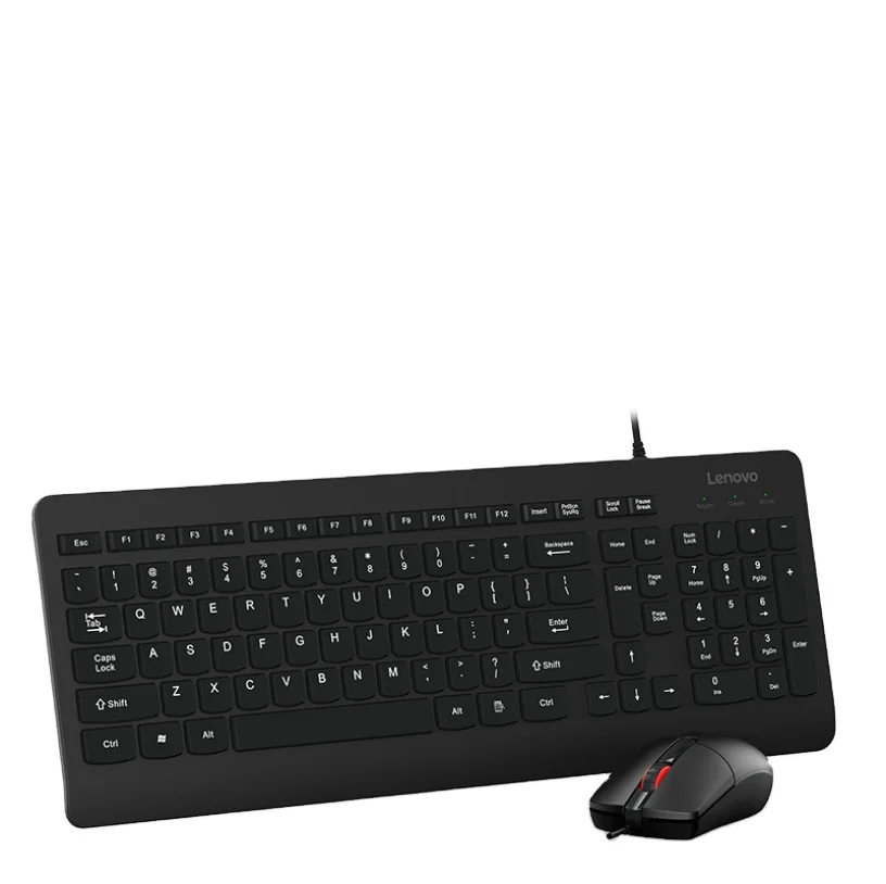 for Lenovo KM103 wired business office keyboard and mouse set notebook desktop computer general