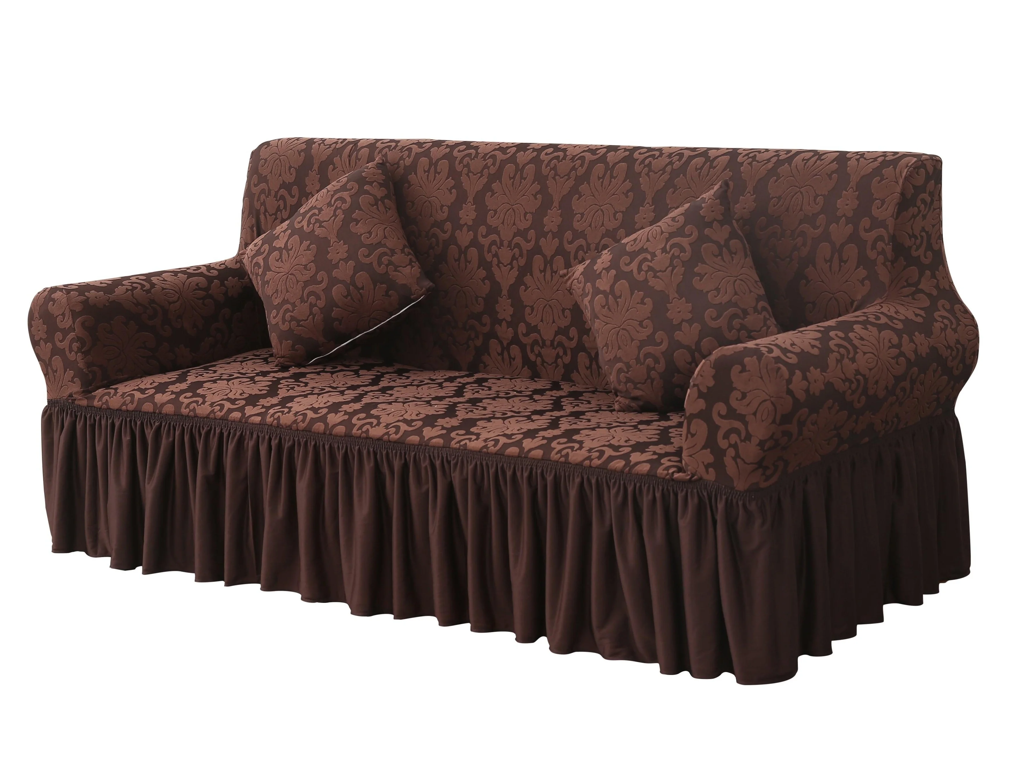 New Design Universal Furniture Protection 3 Set Knitting Jacquard Sofa Cover Elastic Slip Cover