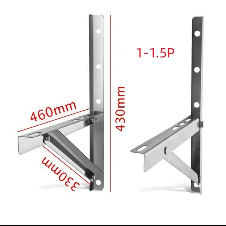 AC condenser split holder ac support tool Stainless Steel air conditioning bracket Window Air Conditioner Brackets for Outdoor