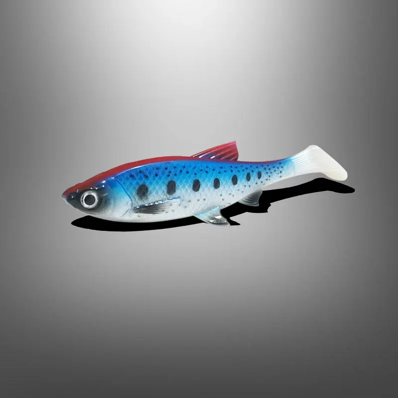 36g 150mm PVC 3D Fisheye Bait Simulation Soft Trout and Perch Lure for River Lake Stream Ocean Boat Fishing