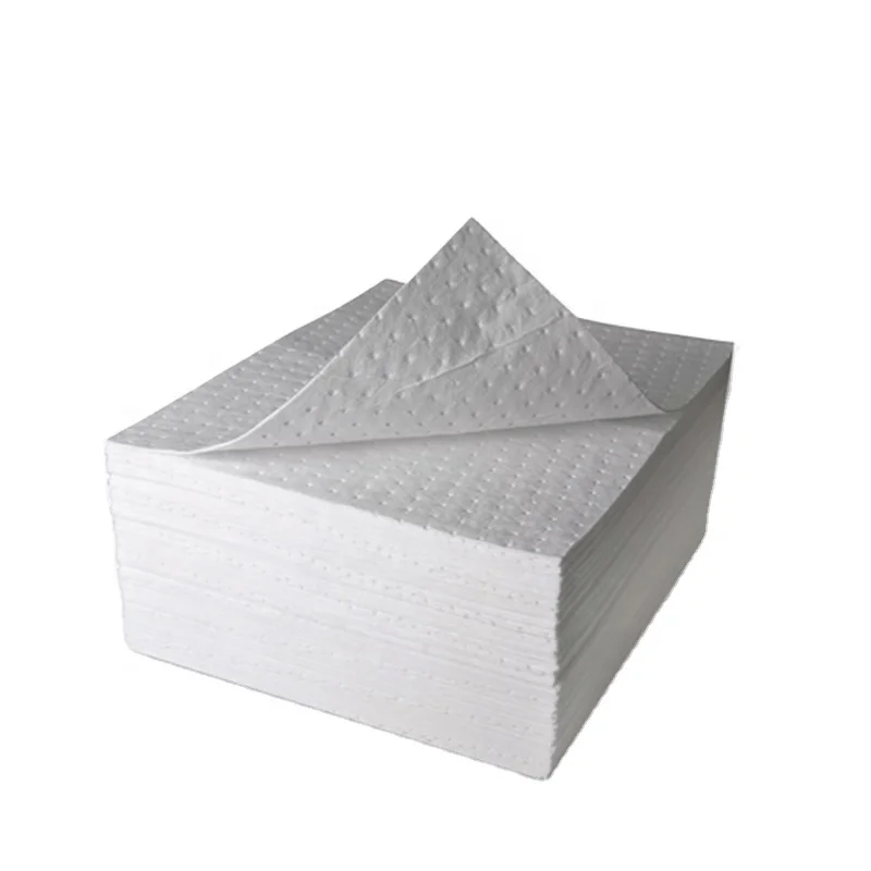 100% polypropylene industrial oil absorbent sheet