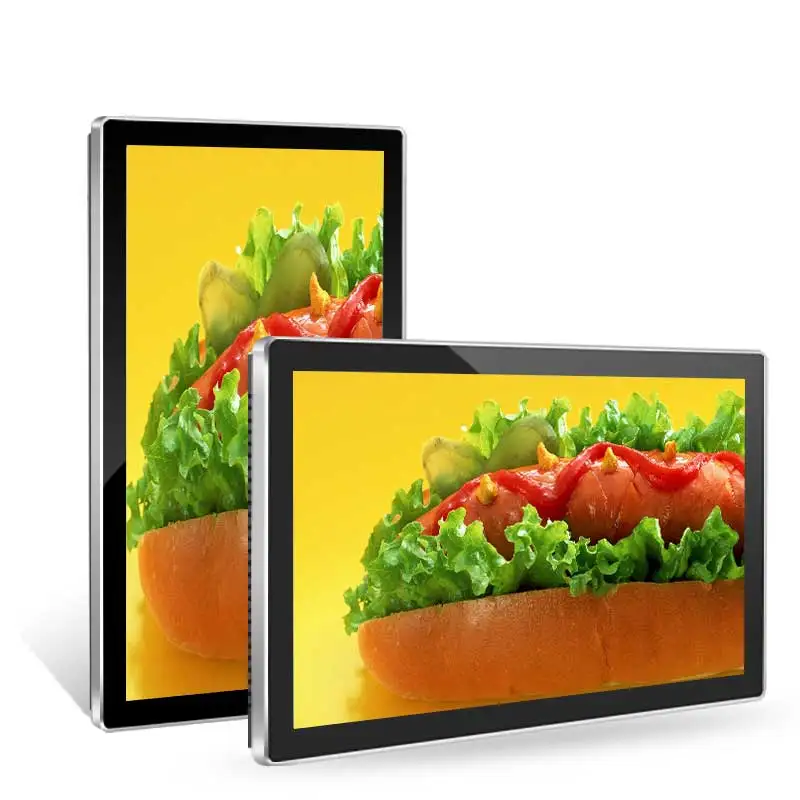 32 43 49 55 Inch Indoor Advertising Display Screen Wall Mount Touch Interactive Digital Signage