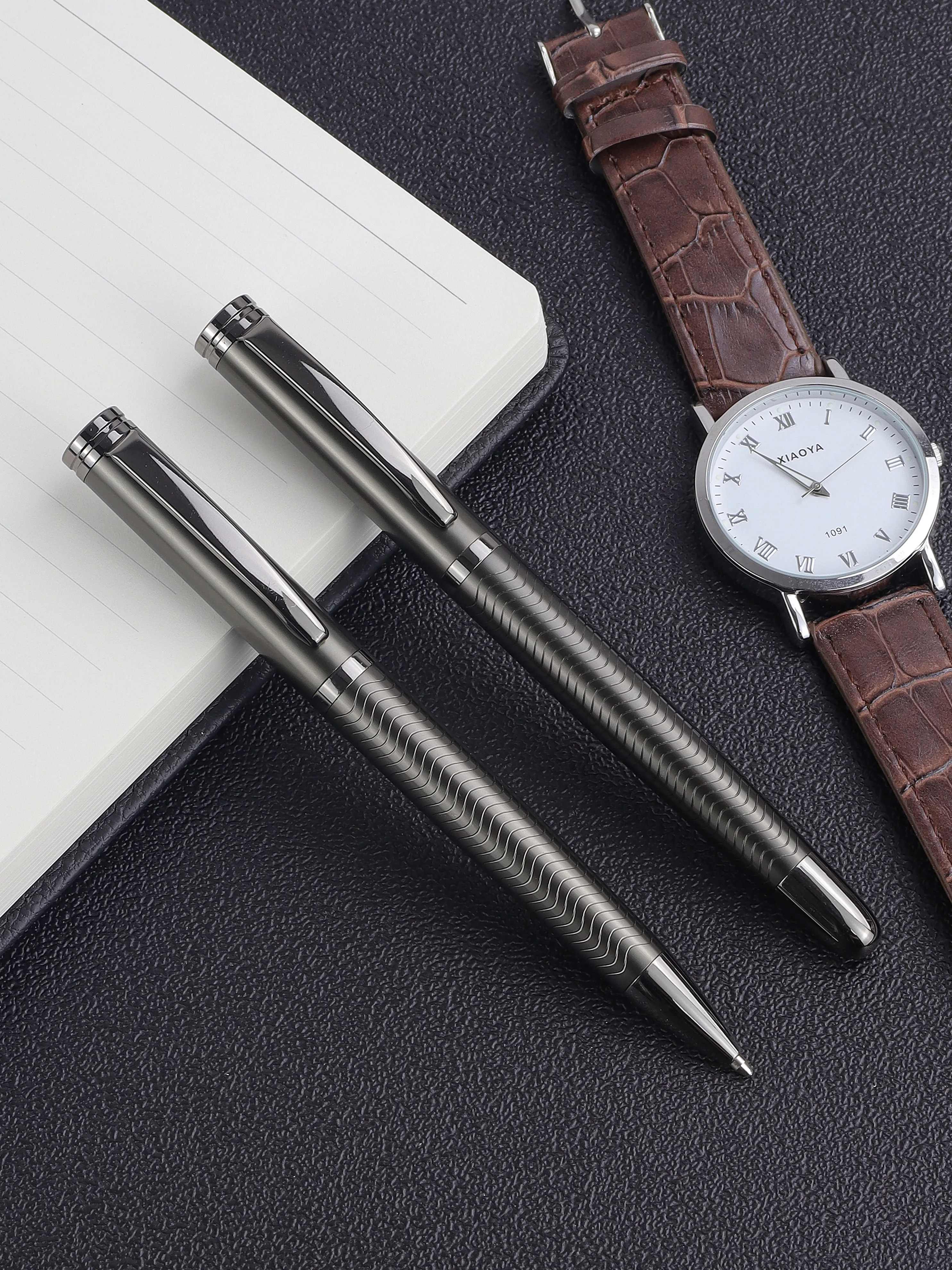 shiny silver or gold body customize laser engraved company logo high quality executive premium brand ballpoint pen