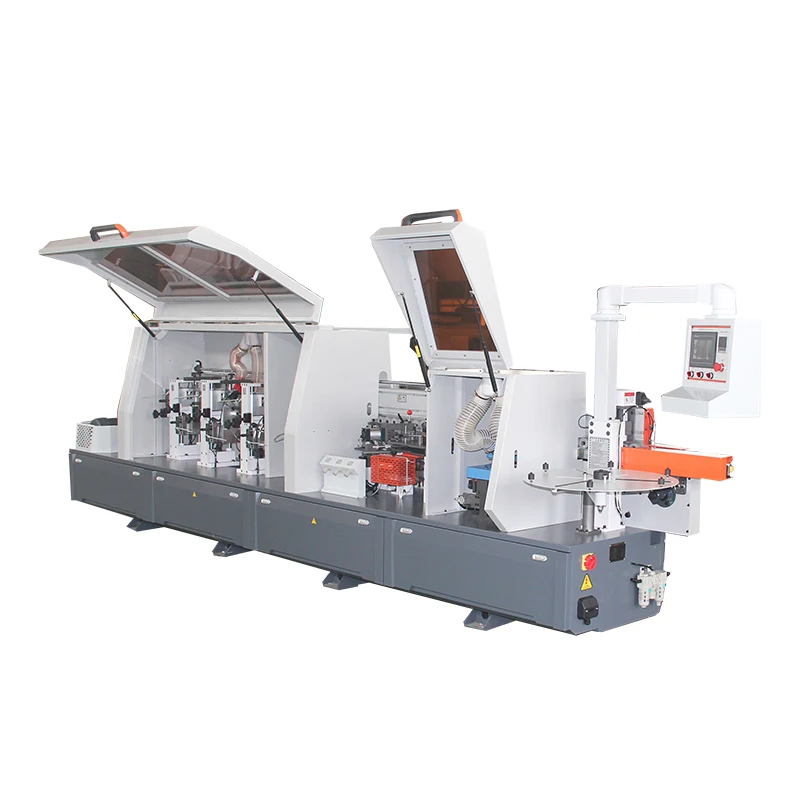 professional mdf carpenter edge bander machine woodworking automatic curve edge trimming banding machine