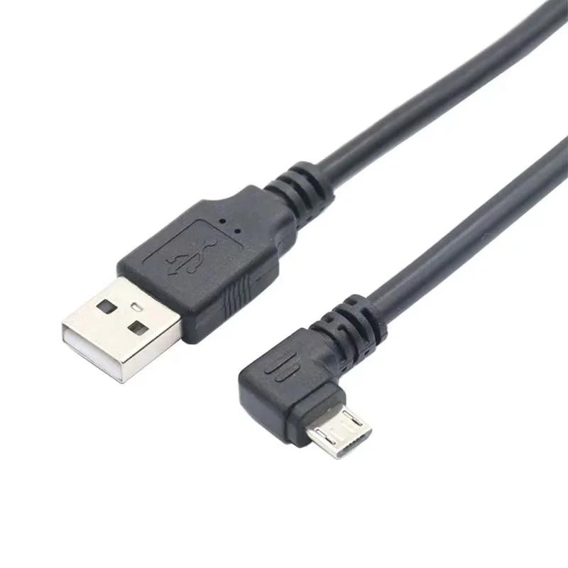 90 Degree Right Angle Micro USB Cable Android Charger Cable  USB a to Micro b Cable