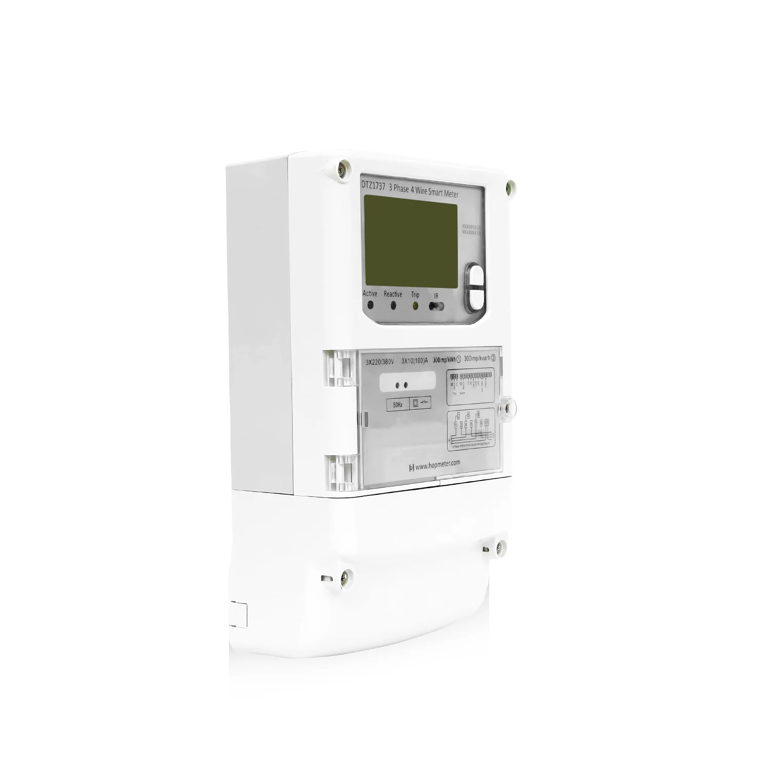 Chinese manufacture  smart polyphase electricity prepaid kwh meter
