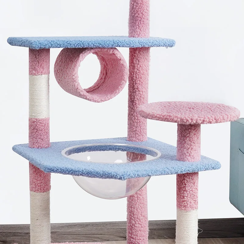 
Good quality best cat tree hot selling 137cm Tall cat tree tower 