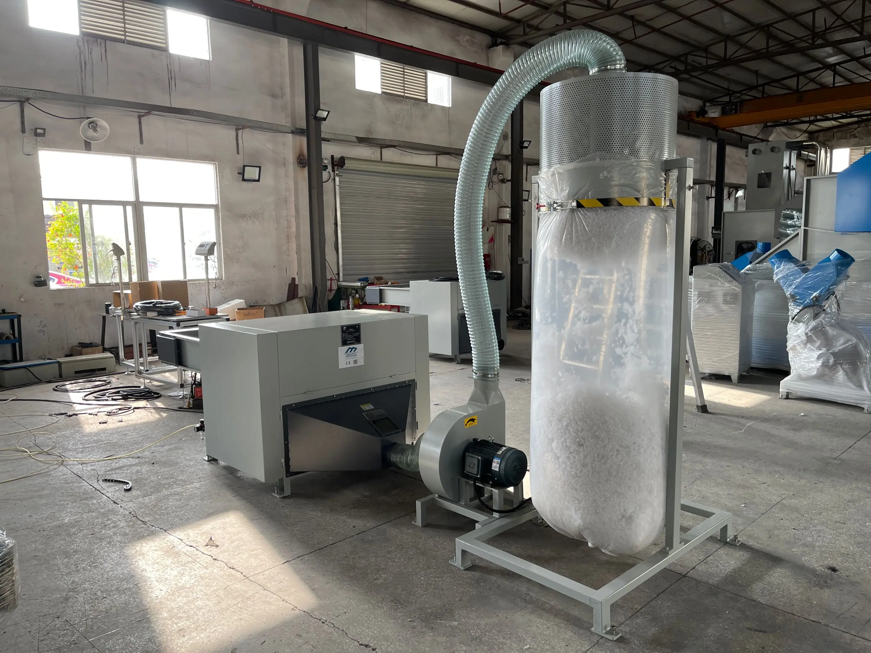 0 Fiber Pearl Ball Making Memory Pillow Filling Machine Good Quality