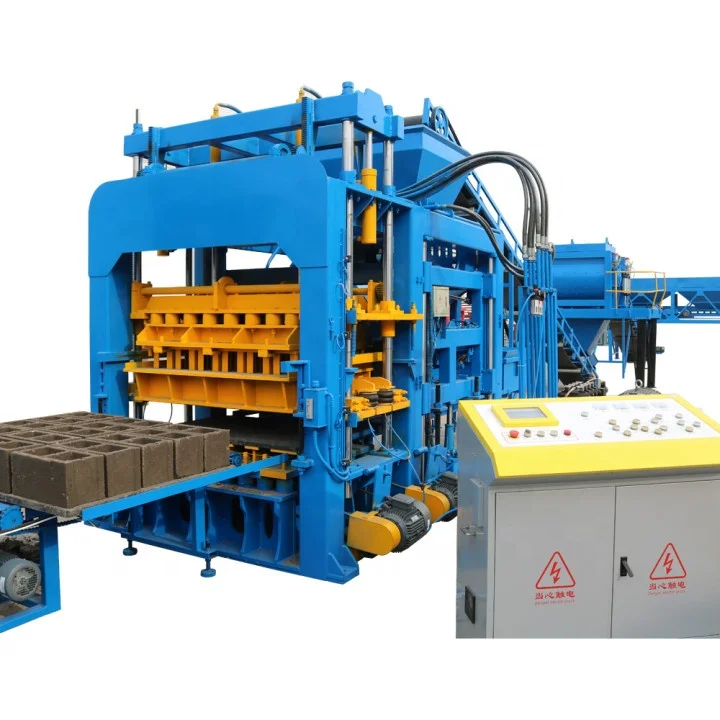 Full Automatic Block Machine Line QT12-15 produce all kinds of blocks for sale In Factory Price