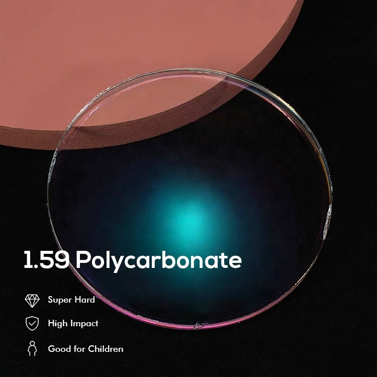 HIgh index 1.74 ASP UV400 Superhydrophobic shmc coating lens manufactory single vision ophthalmic lenses